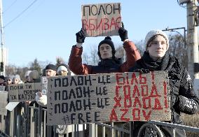 Dont Be Silent! Captivity Kills rally in Kyiv